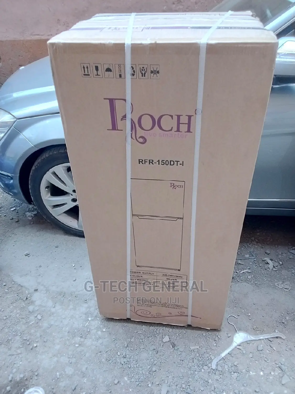Roch RFR-150dt-I Top-Mounted Defrost Fridge - 128l
