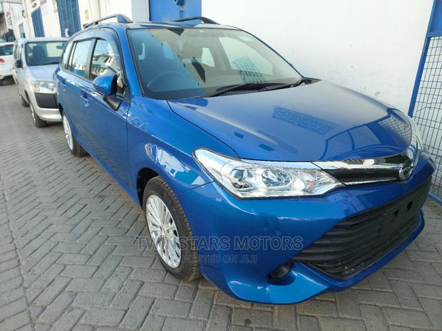 Toyota Corolla Fielder 2017 Blue - thumbnail 2