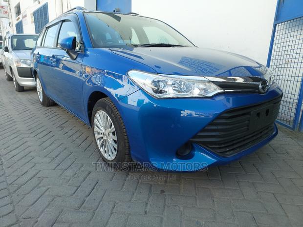 Toyota Corolla Fielder 2017 Blue - thumbnail 9