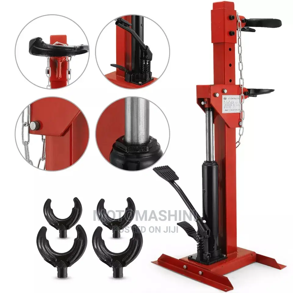 Vehicle Hydraulic Coil Spring Strut Compressor 3ton Capacity