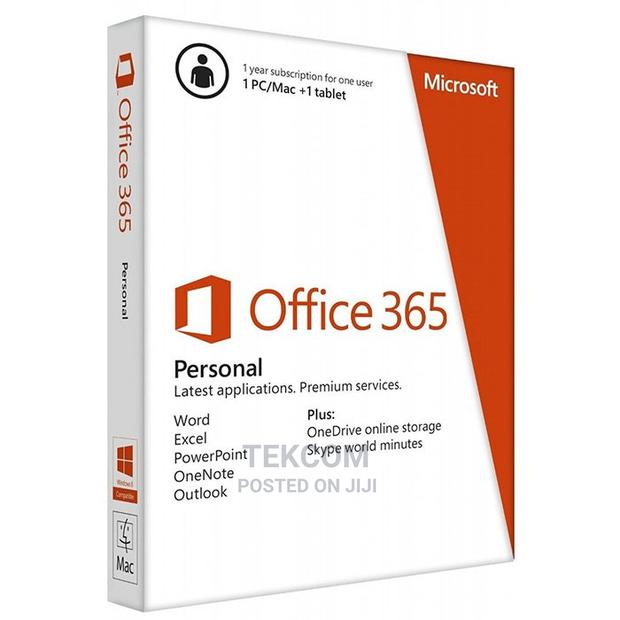 Microsoft Office 365 Personal - 1 Year Media Less 1 User - main view