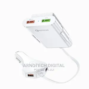 Car Back Seat 4-Port Charger 3.0