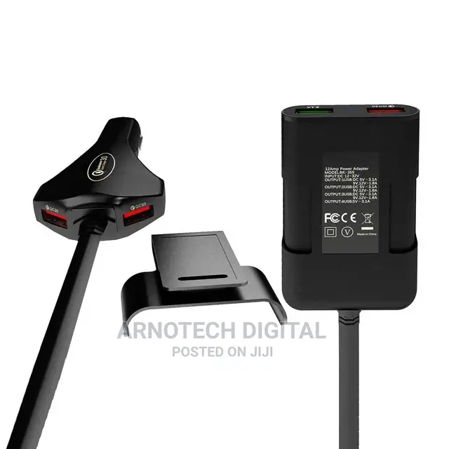 Car Back Seat 4-Port Charger 3.0