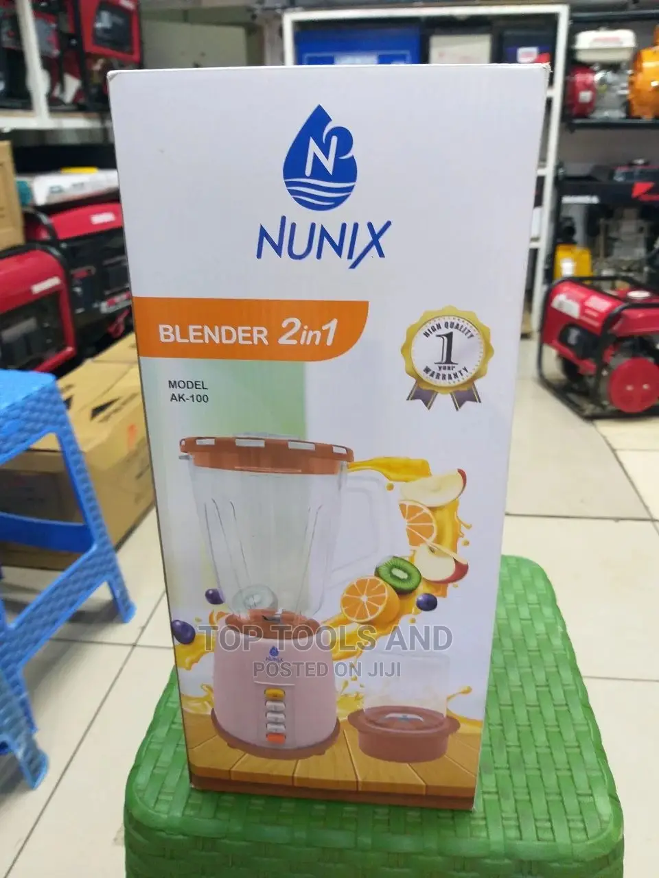 Nunix 2 in 1 Blender With Grinding Machine 1.5L
