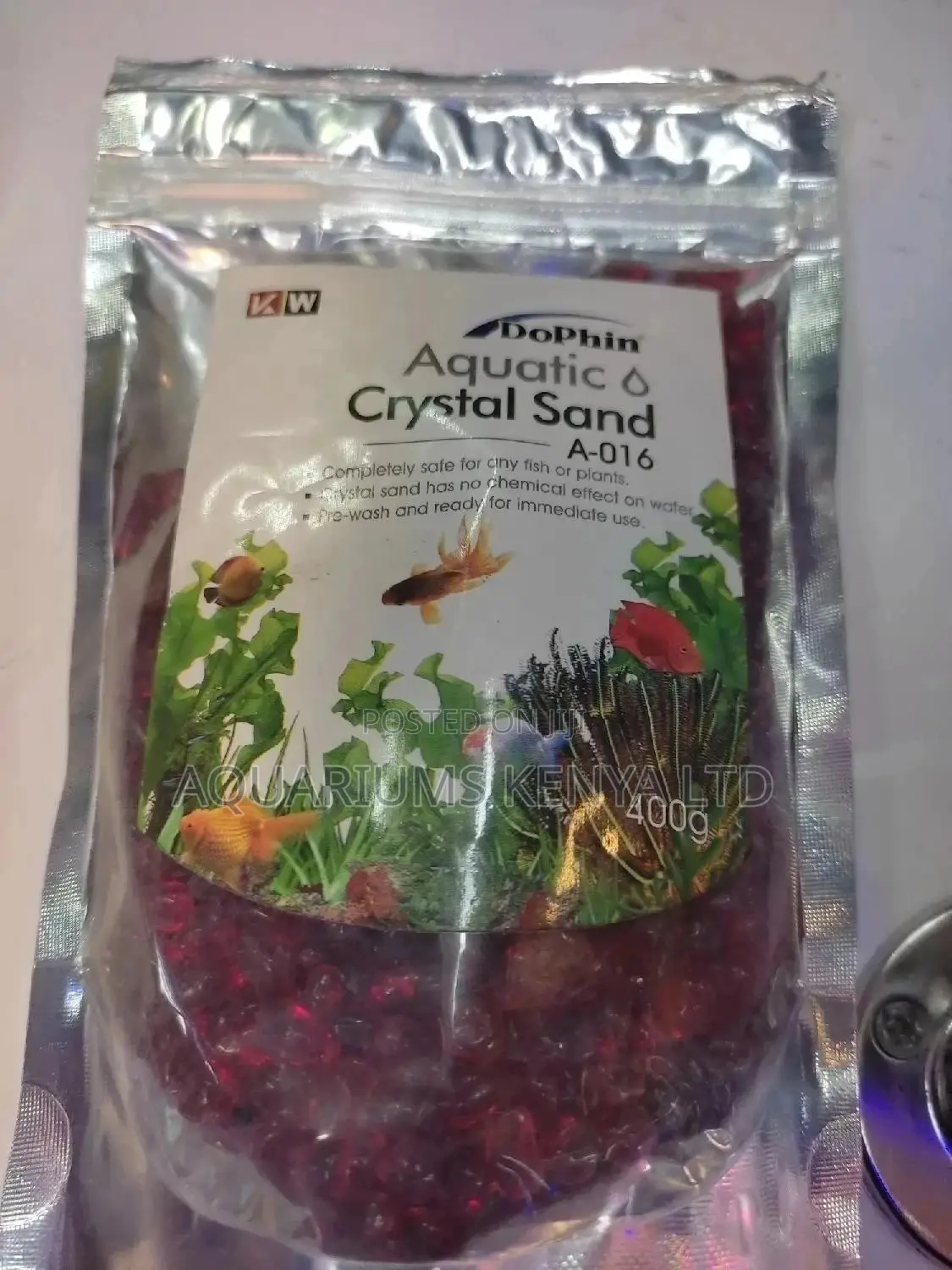 Red Glow in the Dark Gravel for Aquariums and Landscaping