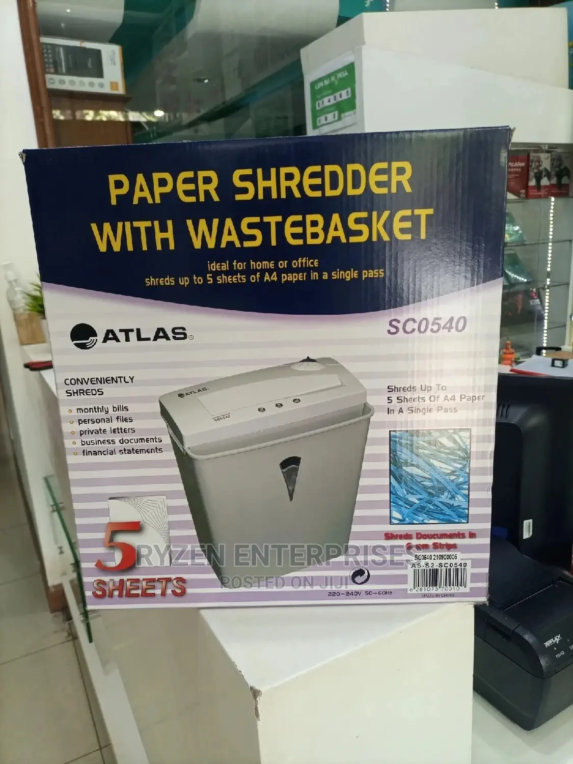 Atlas Paper Shredder Sc0540