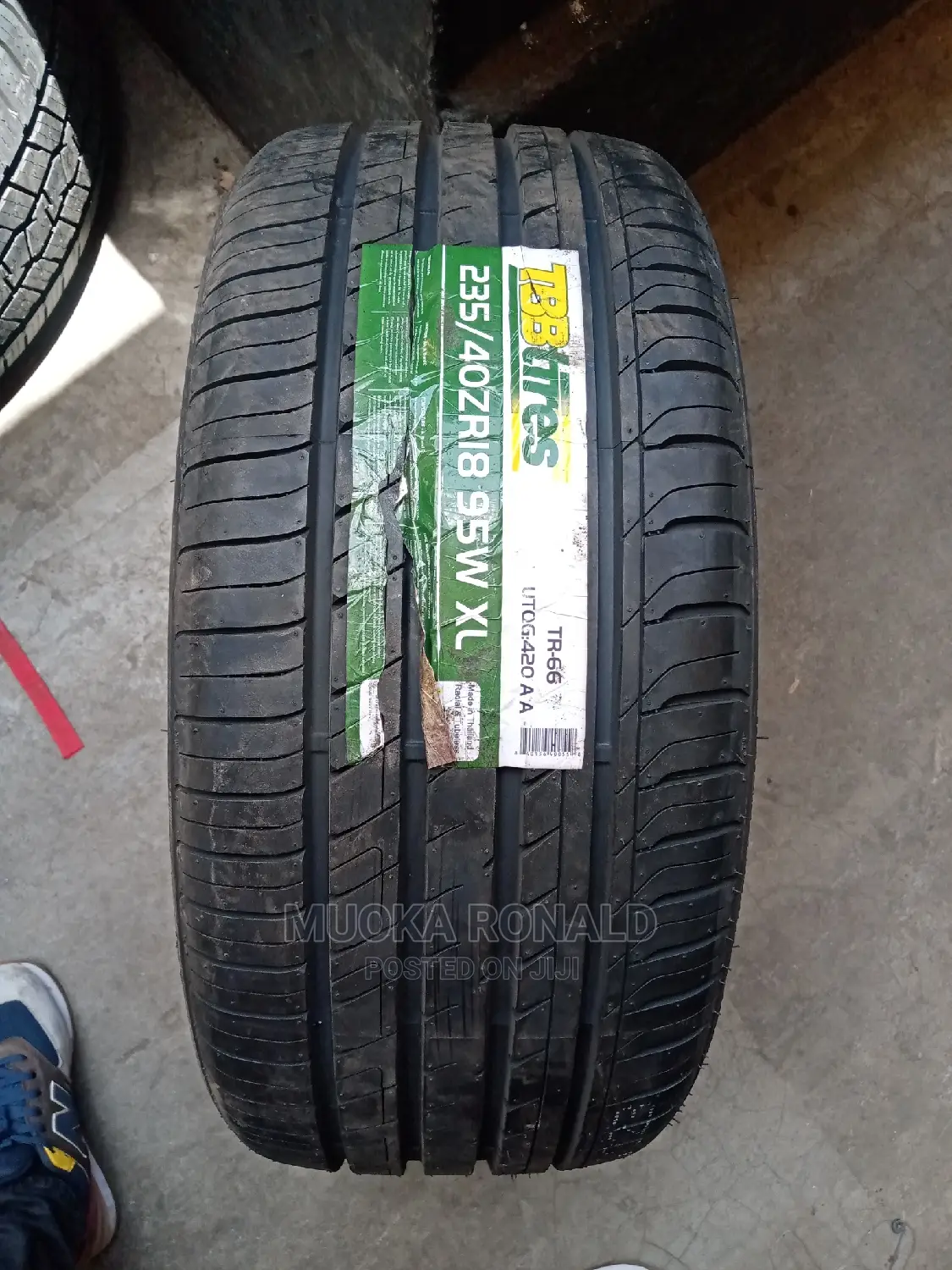 235/40r18 Tbb Tyre Made in Thailand