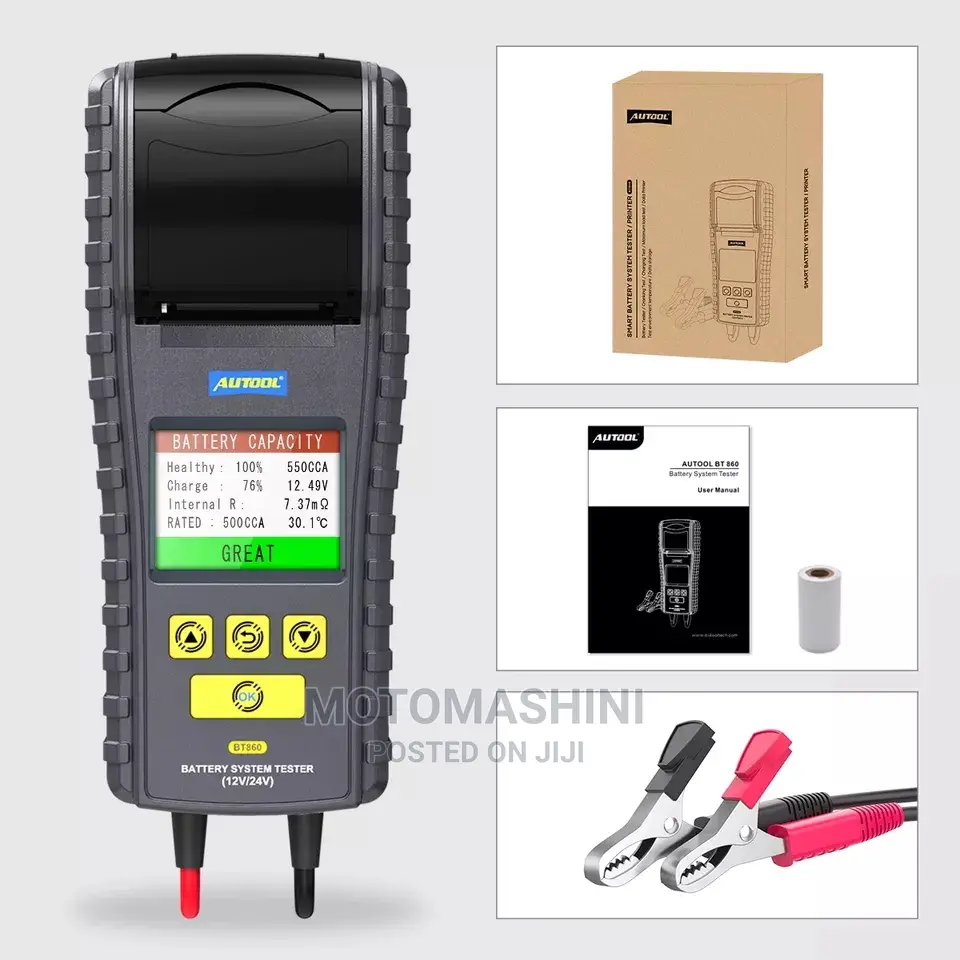 Car Battery and Charging System Analyzer Tester 12v 24v
