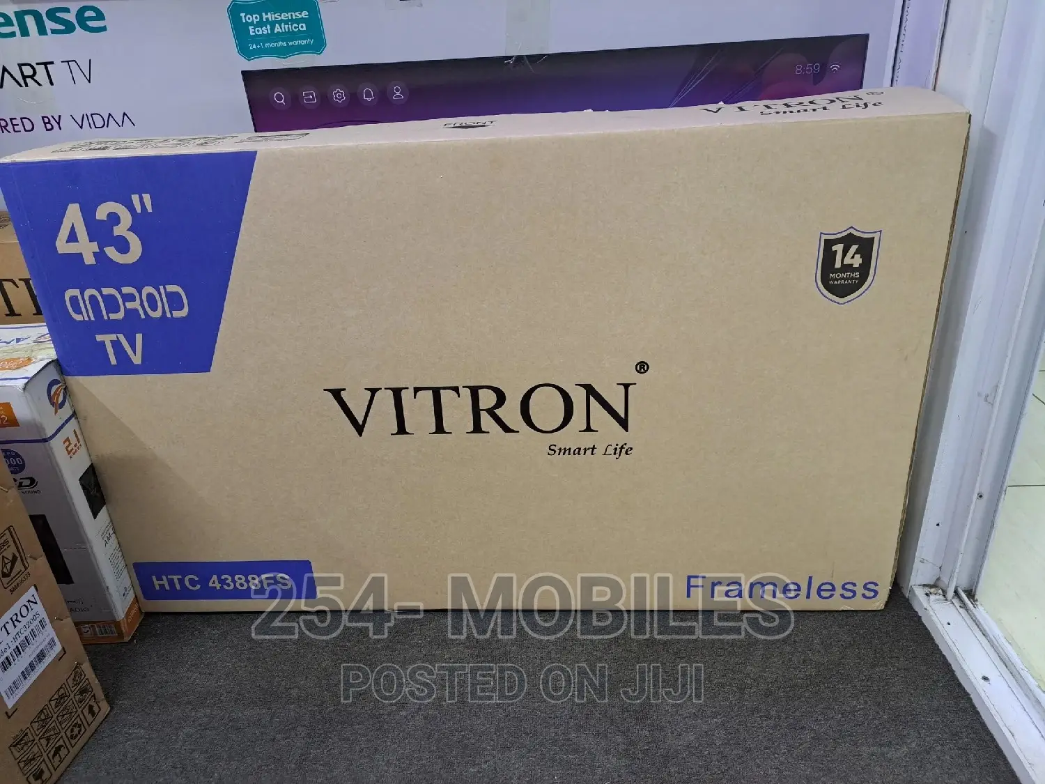 Vitron 43′′ Smart Android Tv Frameless