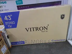 Vitron 43′′ Smart Android Tv Frameless