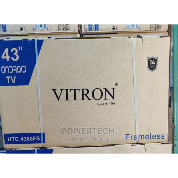 Vitron 43 Inches Smart Android Frameless, - thumbnail 3