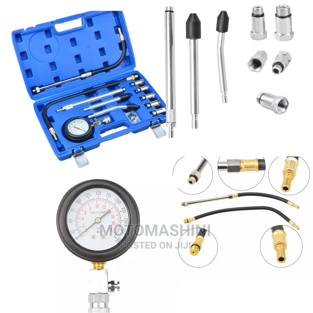 Compression Pressure Tester for Petrol Car Engines
