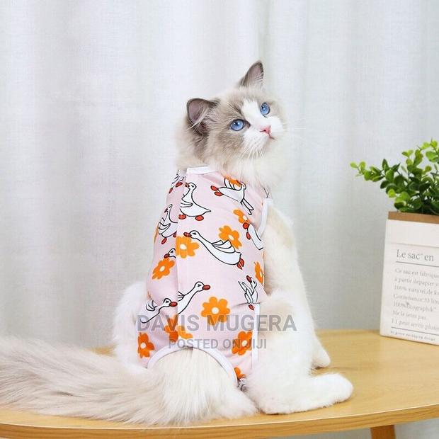 Funky Small Dog Cat Recovery Suit Clothe Pajamas - thumbnail 3