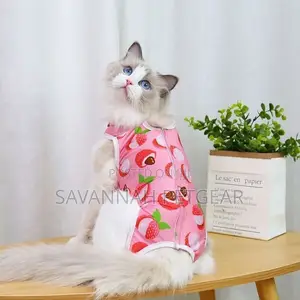 Funky Small Dog Cat Recovery Suit Clothe Pajamas