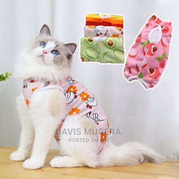 Funky Small Dog Cat Recovery Suit Clothe Pajamas - thumbnail 7