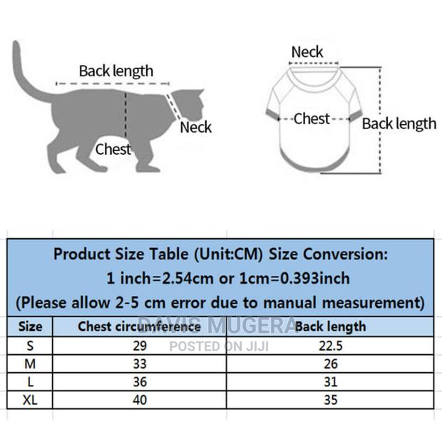 Funky Small Dog Cat Recovery Suit Clothe Pajamas - thumbnail 8