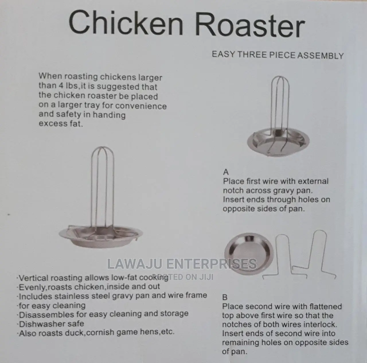 Chicken Rotisserie Roaster Grill