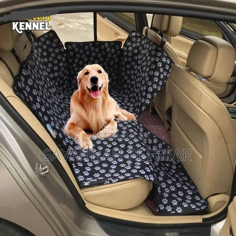 Pawprint Waterproof Dog Car Seat Cover Protector