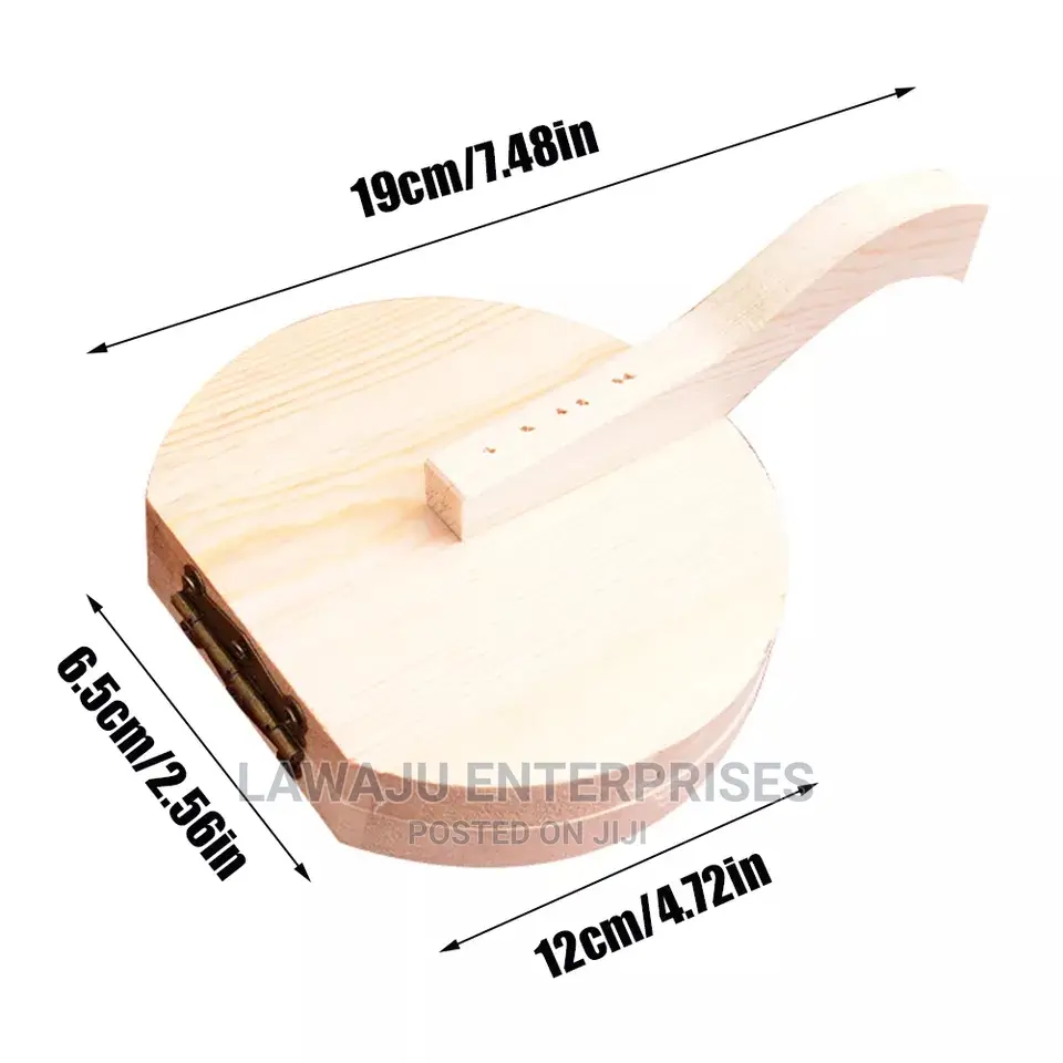 Wooden Dumpling Dough Press
