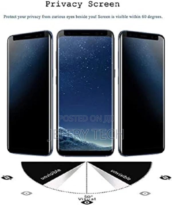 Galaxy S8 Plus Privacy Screen Protector, AIKIN [HD][Anti-spy - thumbnail 3