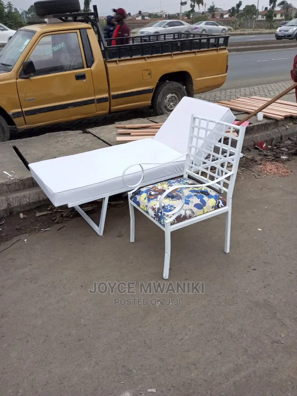 Outdoor Bed and Chair
