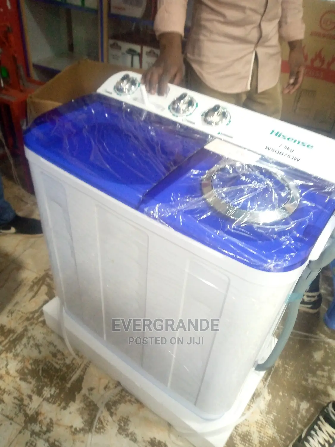 7 .5 Kg Top Load Washing Machine Hisense.