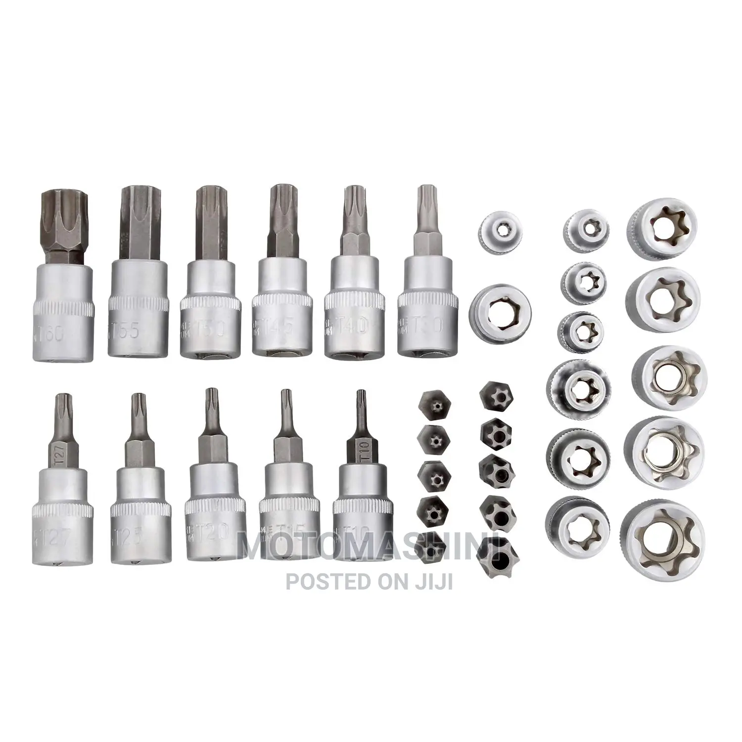 34 Pieces Torx Socket Kit Male and Female
