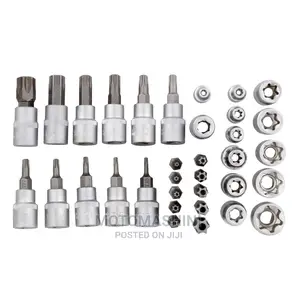 34 Pieces Torx Socket Kit Male and Female