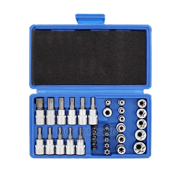 34 Pieces Torx Socket Kit Male and Female - thumbnail 4