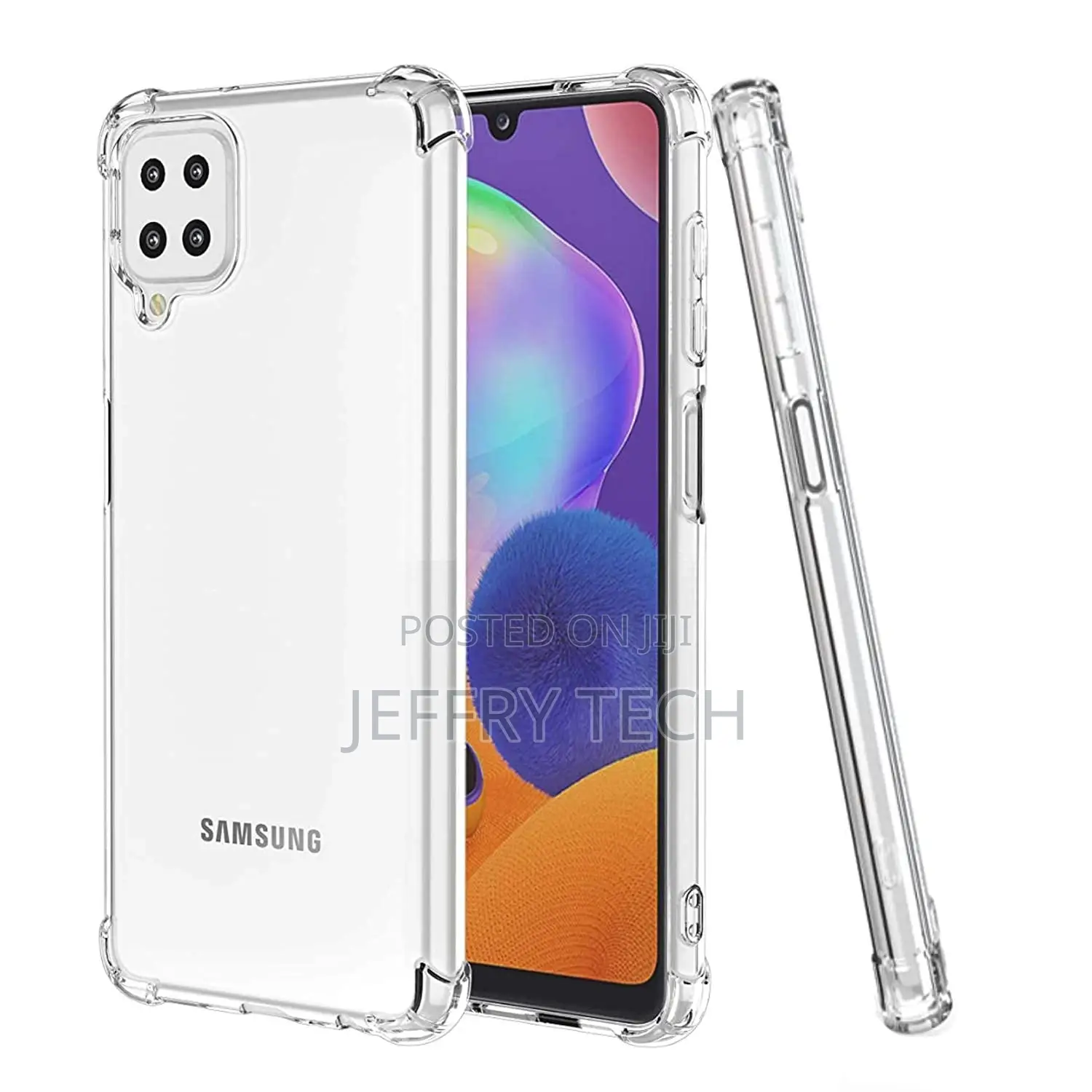 Silicone Bumper Back Cover for Samsung Galaxy M53 5G, Clear