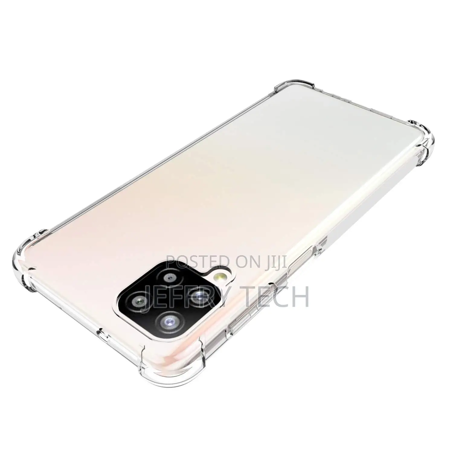 Silicone Bumper Back Cover for Samsung Galaxy M53 5G, Clear