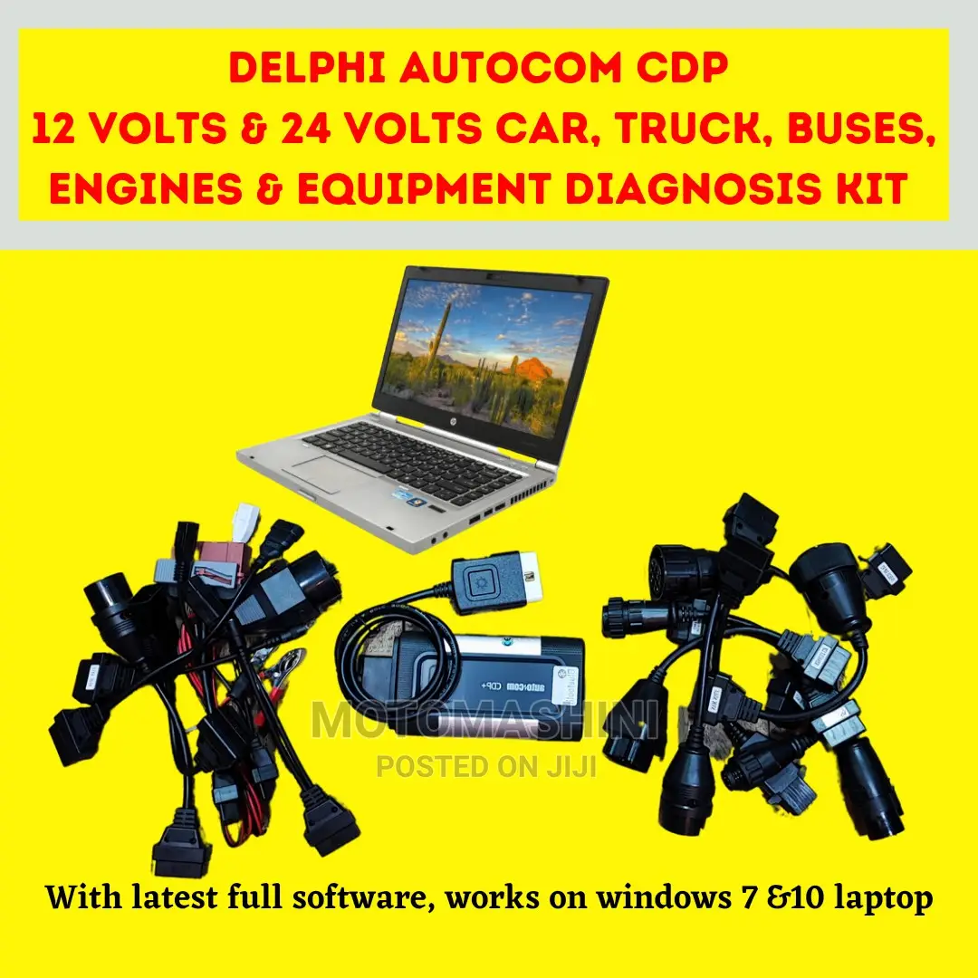 12volts and 24volts Laptop Car Diagnosis Kit Delphis Autocom
