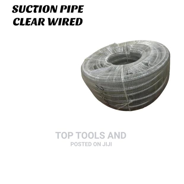 Suction Pipe Clear Wired 1.5" X 30mtrs Roll