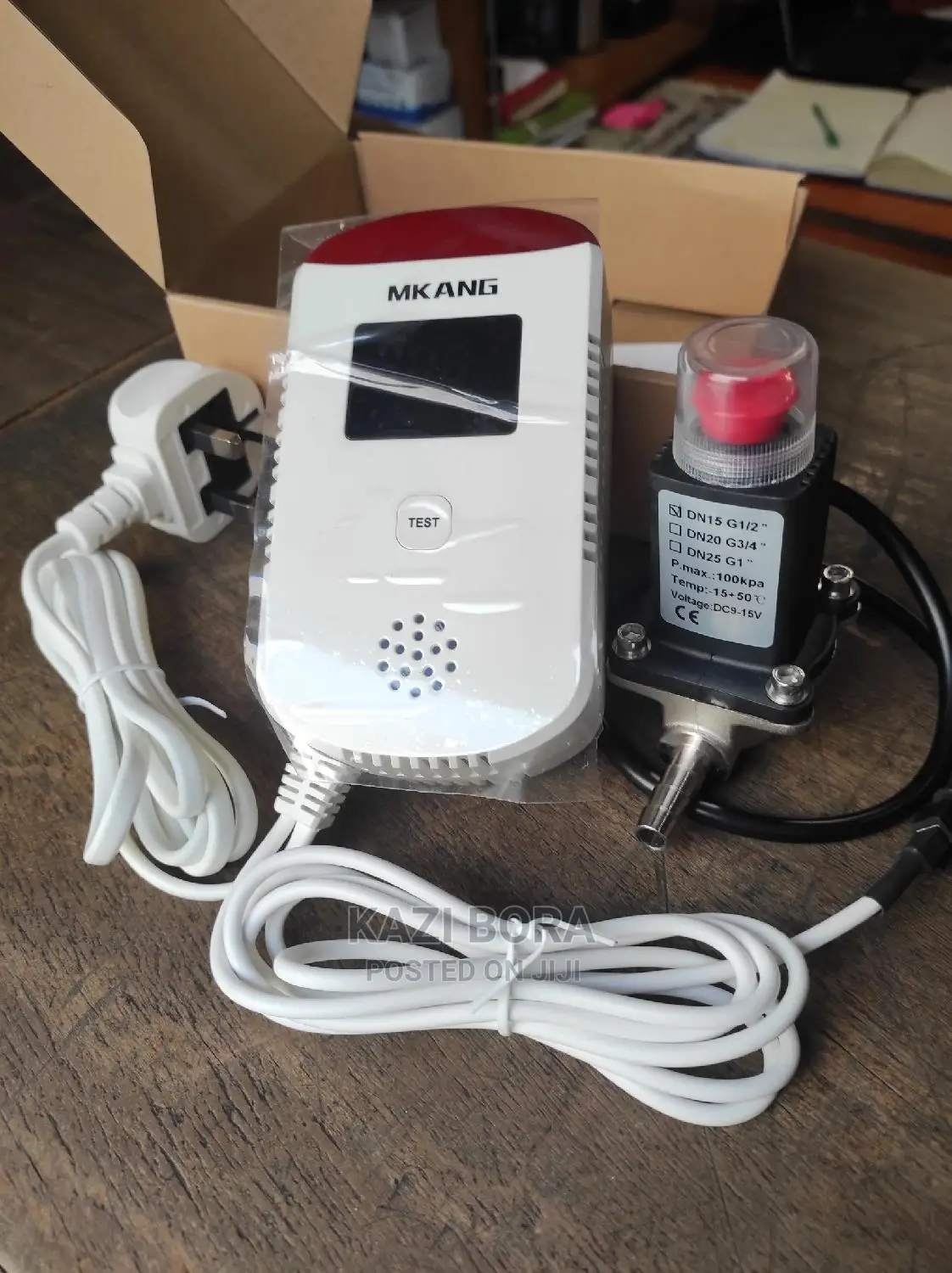 LPG Gas Leakage Detector With Shut Off Valve