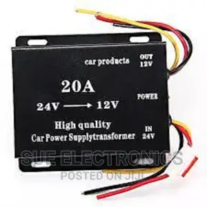 Car Dc 24v to 12v 20a Power Supply