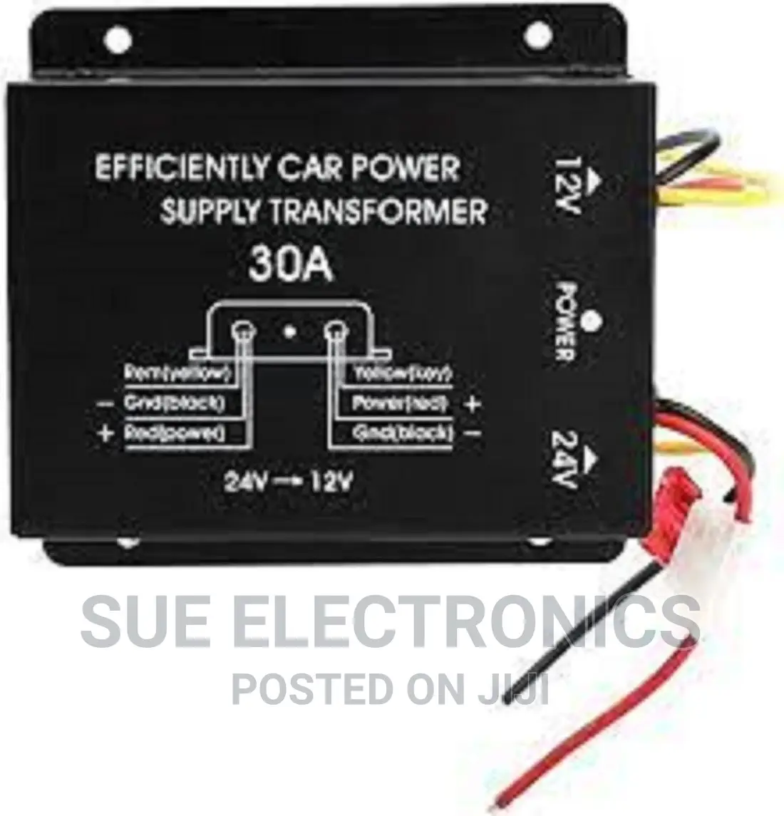Dc Converter 24v to 12v 30a Power Supply Transformer for Car