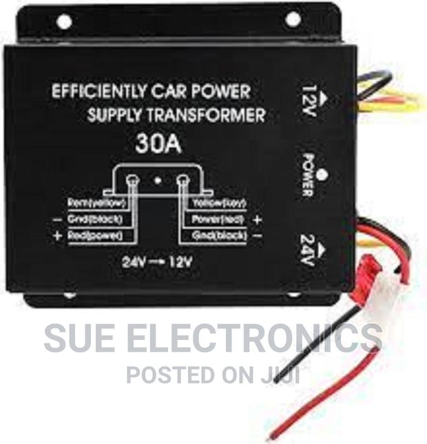 Dc Converter 24v to 12v 30a Power Supply Transformer for Car