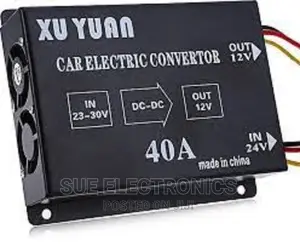 Auto Car Vehicle 40a Dc 24v to 12v Efficient Power Supply