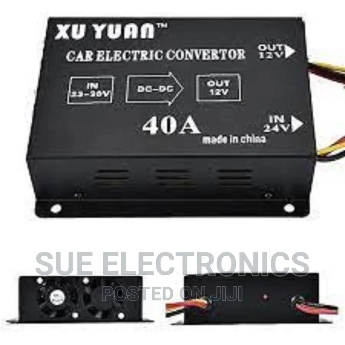 40a Dc 24v to 12v Voltage Reducer Car Power Supply Transform