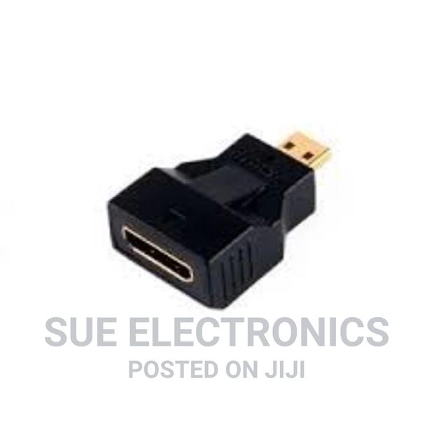 Hdmi Female to Micro Hdmi Male Black Adapter