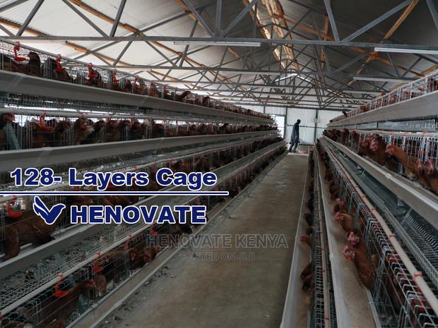 128 Birds Chicken Layers Cage - main view