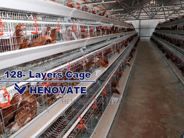 Chicken Layers Cage for 128 Birds - main view