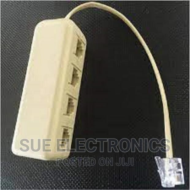 RJ45 4 Way Telephone Cable Modular Splitter - main view