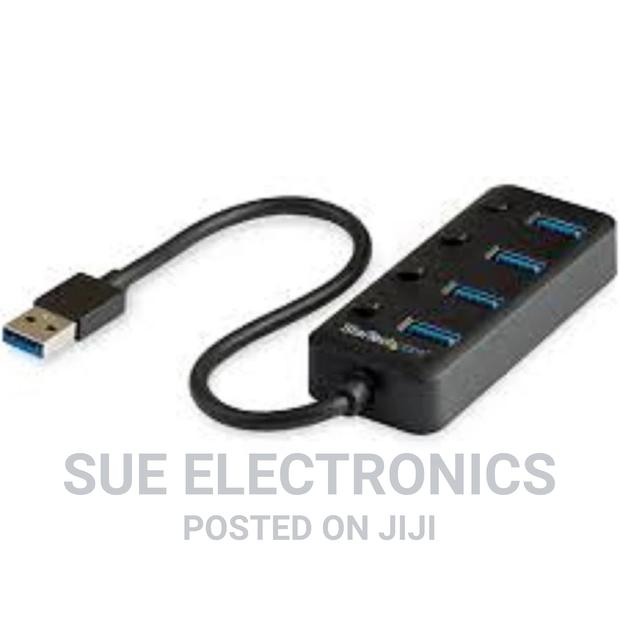 Usb Hub 4 Port Splitter,Black