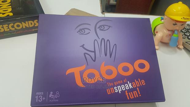 Taboo Card Game - main view