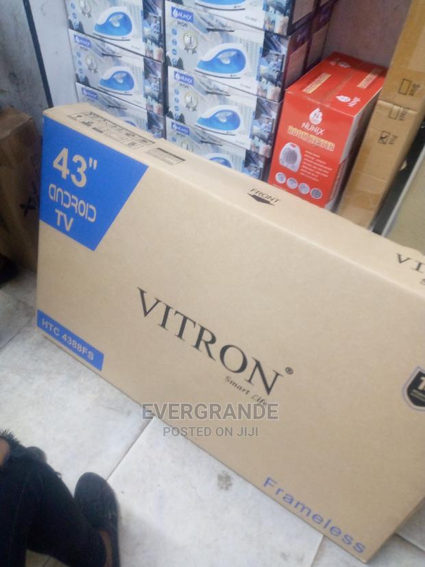 Frameless 43 Inches Smart Android Vitron Tv - main view