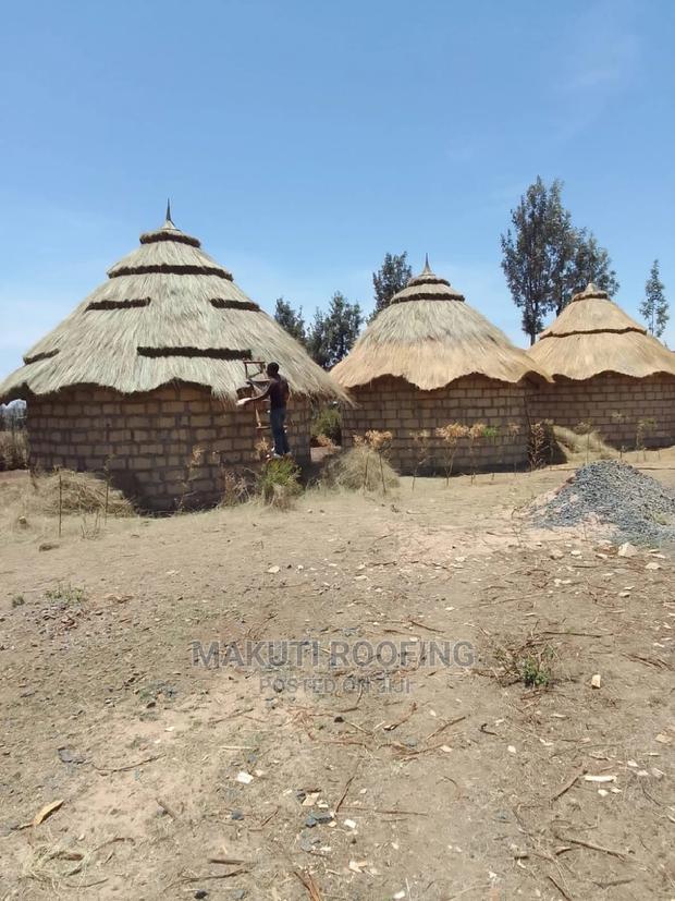 Ugandan Grass Roof Gazebos, Professional Roofing