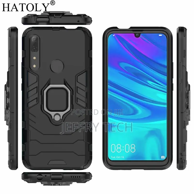 Huawei Y9 Prime 2019 Case PC+TPU Phone Back Cover With Ring