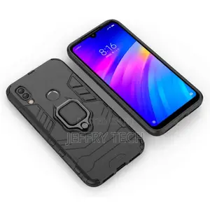 Back Cover Case With Ring Holder for Huawei Y6 2019 / Y6 Pro