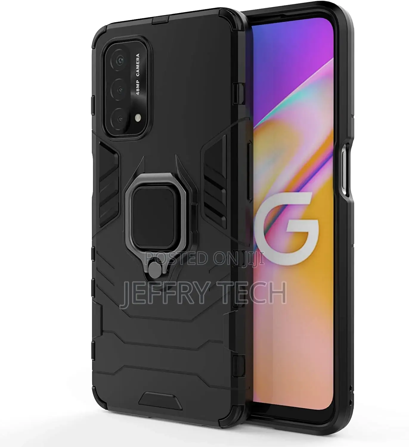 Case for Oneplus Nord N200 5G, 360 Degree Rotating Ring Hol